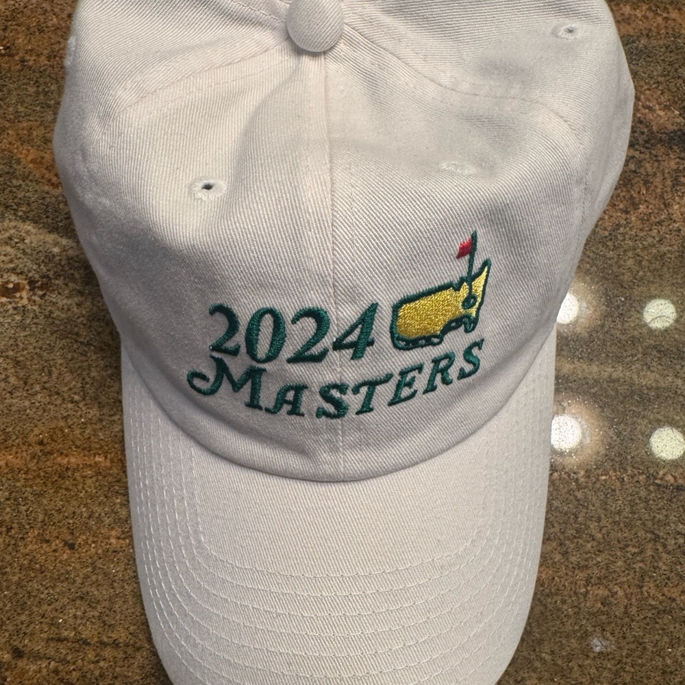 Masters White Golf Cap